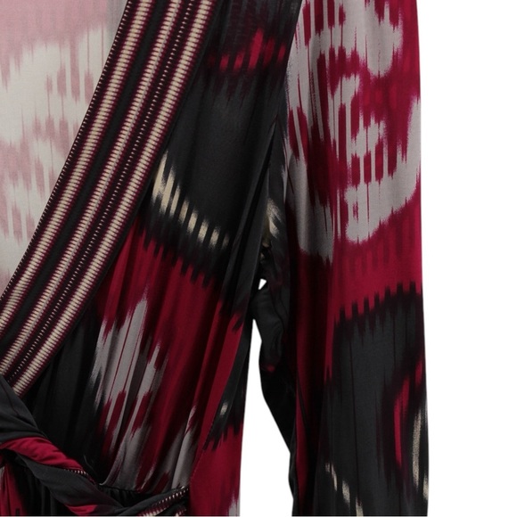 Y2K BCBGMaxazria Multicolor Watercolor Bodycon Party Cocktail Dress Size XS - Picture 4 of 9